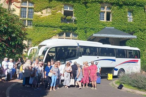 Members of the Milton Village Community Association on holiday in France