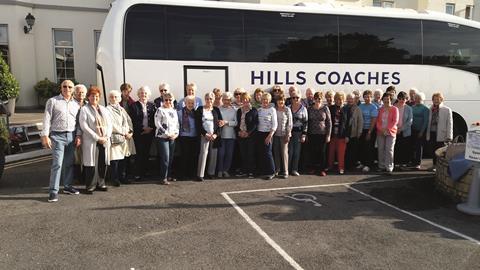 Codsall Outings group on a tour of south Wales