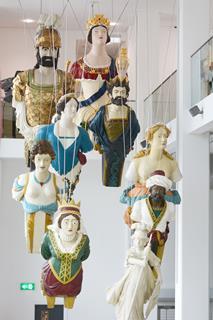 The Figureheads display at The Box in Plymouth