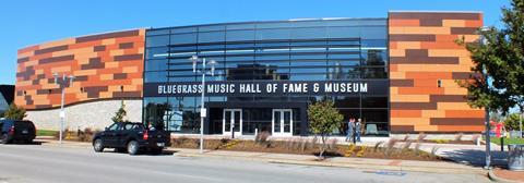 The new Bluegrass Music Hall of Fame & Museum, Owensboro, Kentucky