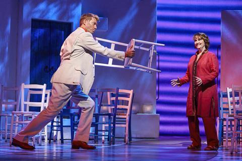 Stephen Beckett as Bill & Nicola-Dawn Brook as Rosie in Mamma Mia!