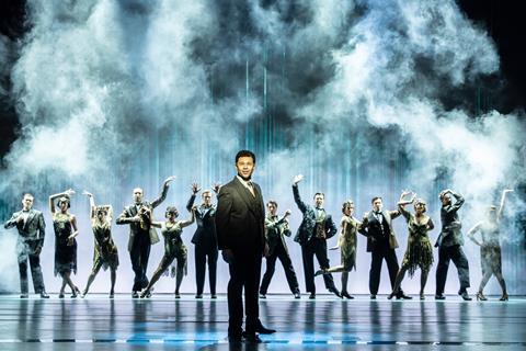 Corbin Bleu and the original West End cast of The Great Gatsby