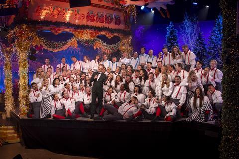 The 2024 cast of Thursford Christmas Spectactular