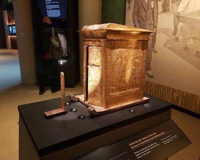 Gilded wooden naos Tutankhamun Treasures of the Golden Pharaoh