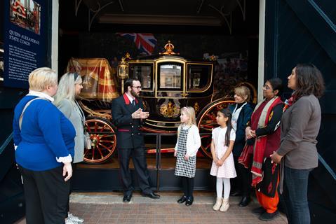 A guided tour at the Royal Mews