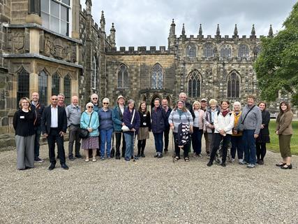 Readers at Auckland Castle July 2024