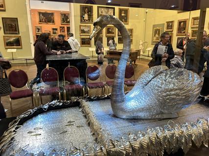 Silver Swan at Bowes Museum (Reader Club trip, July 2024)