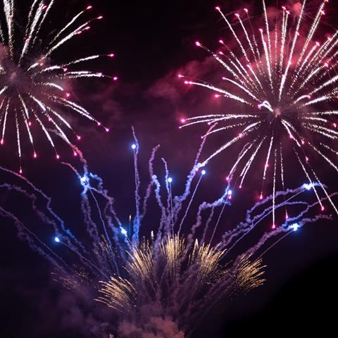 Fireworks display