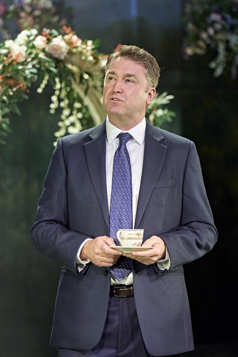 Daniel Casey (Barnaby) on stage