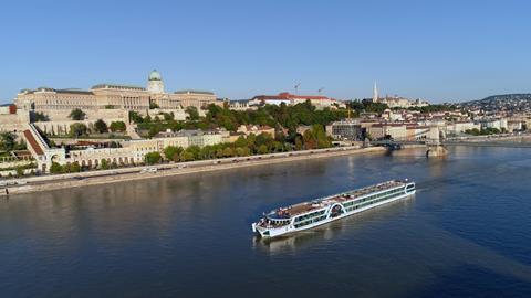 Fred. Olsen Cruise Lines' Brabant ship in Budapest, Hungary