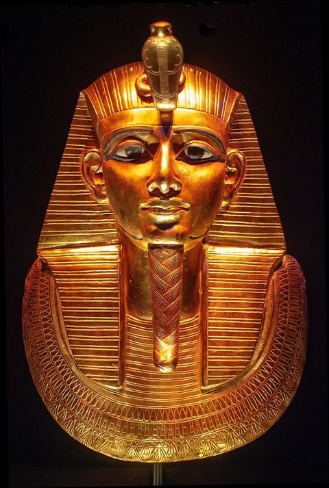 Egyptian burial mask Tutankhamen