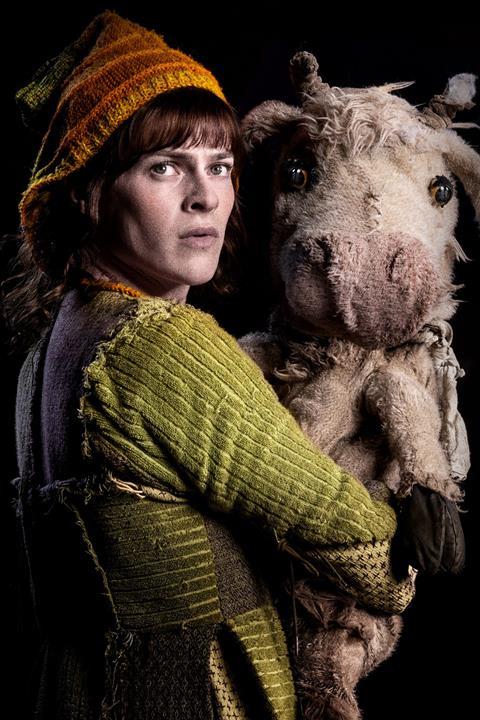 Jack and a puppet cow in Into The Woods