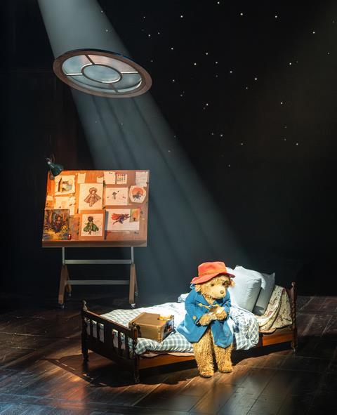 Paddington on stage in Paddington The Musical