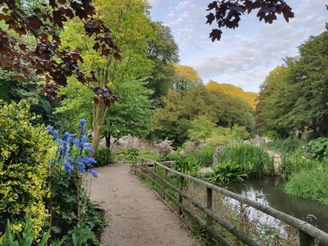 Cascade Gardens in Matlock, Derbyshire