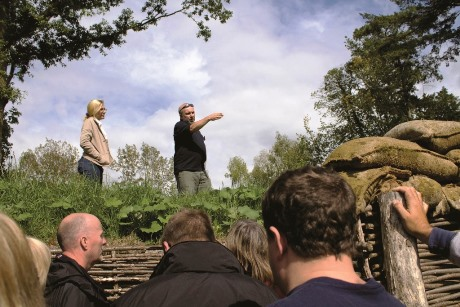 Paul leading a battlefields tour