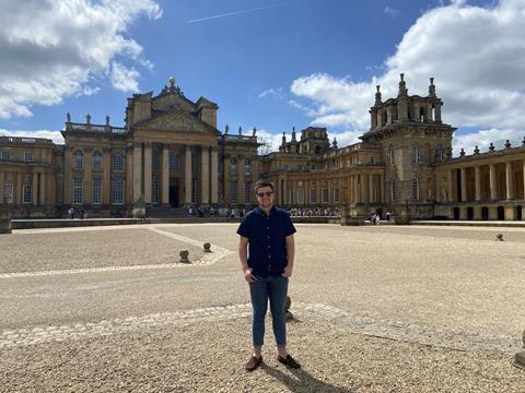 Harry Rogers at Blenheim Palace