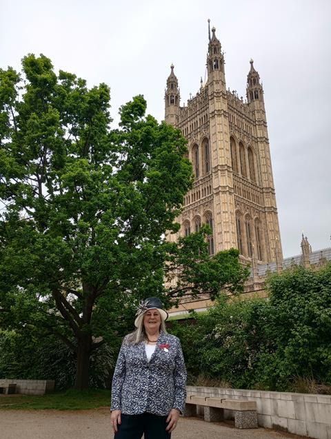 As a holder of the British Empire Medal, Carol was one of the lucky few who was invited to the Coronation of King Charles III.