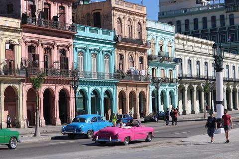 A street shot of Havana in Cuba