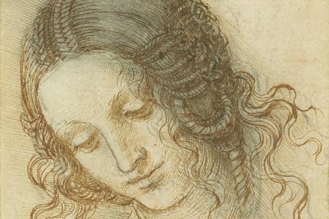 The head of Leda, Leonardo da Vinci