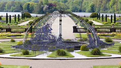 Trentham Estate's butterfly installation 