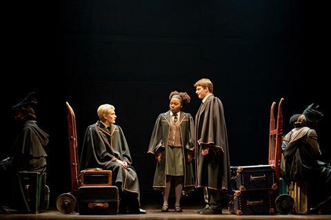 Scorpius (Kai Spackman), Rose (Tamia-Renée Alexandra) and Albus (Joshua Sullivan)