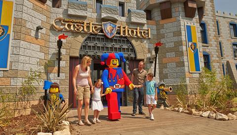 Castle Hotel Exterior at the LEGOLAND Windsor Castle Hotel