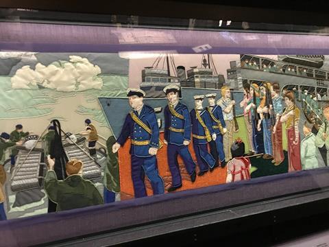 The Overlord embroidery at The D-Day Story in Portsmouth