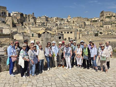 Gwen Wright's group in Puglia Italy
