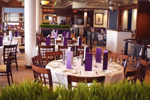 Buckingham Restaurant aboard Ambiance, Ambassador Cruise Line