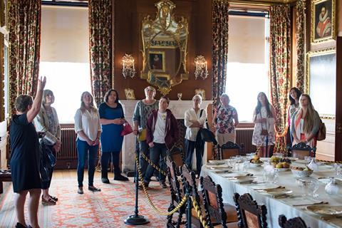 Group tour of Longleat House