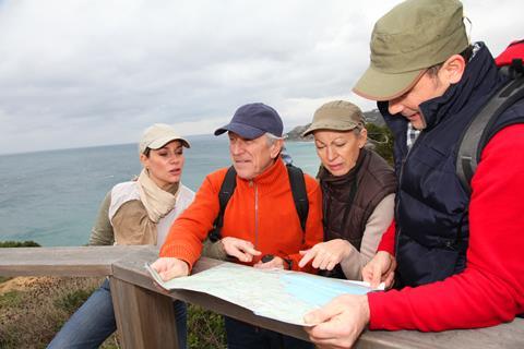 A group of walkers