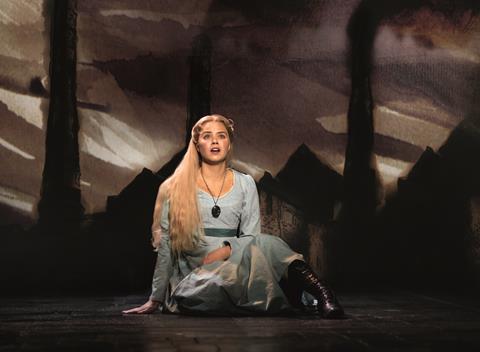 Katie Hall as Fantine in Les Miserables