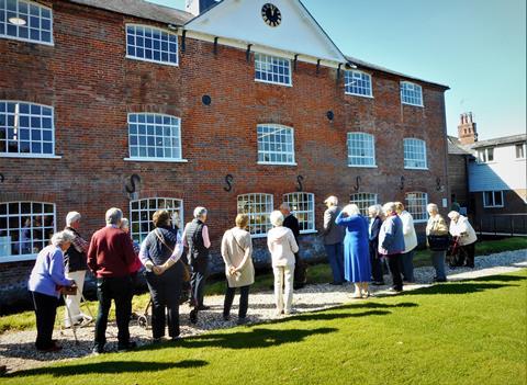 The Valentine Club visiting Whitchurch Mill