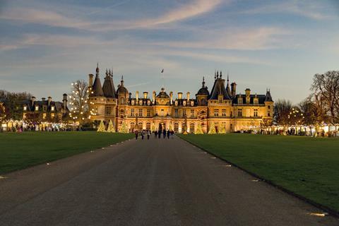 Christmas fair at Waddesdon Manor 