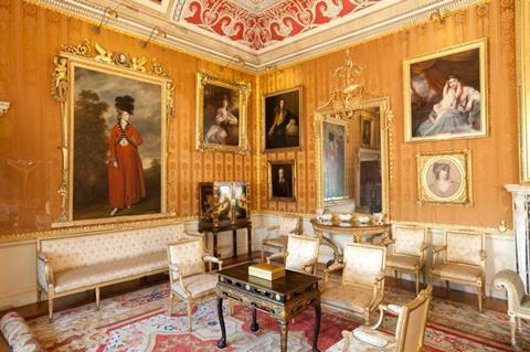 Cinnamon Drawing Room at Harewood House