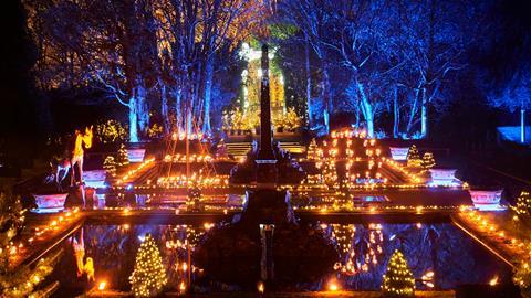 Blenheim Palace Fire Garden 