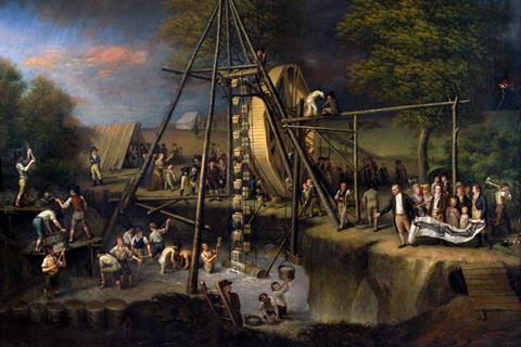 Exhumation of the Mastodon, Charles Willson Peale, c. 1807