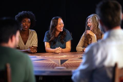 A group taking part in The Traitors: Live Experience, London