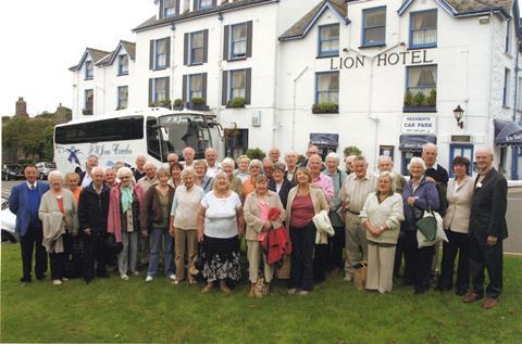 Mike Potts group in Criccieth, Wales