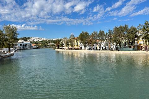 The river Rio Gilao at Tavira