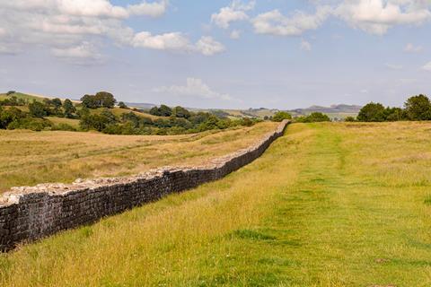 Landscape around Birdoswald, Hadrian's Wall