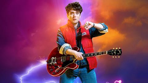 Olly Dobson as Marty McFly in Back to the Future the Musical