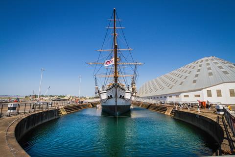 HMS Gannet at The Historic Dockyard Chatham