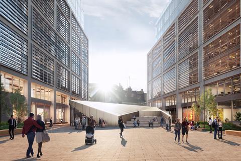 Public realm at The Stage