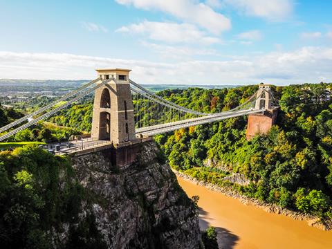 Clifton Suspension Bridge in Bristol