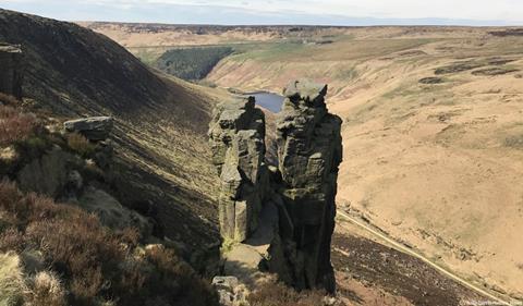 The Trinnacle at Saddleworth Moor, Greater Manchester