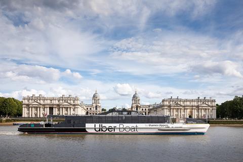 Uber Boat by Thames Clippers