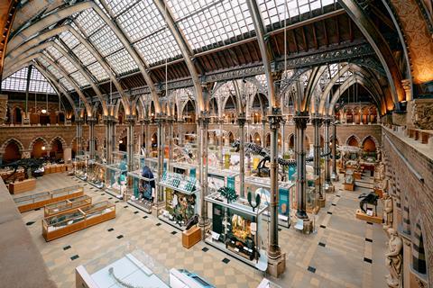 A view of Oxford Natural History Museum