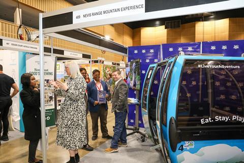 It was a great day for exhibitors, including the Nevis Range Mountain Experience, at the 2023 Group Leisure & Travel Show in Milton Keynes