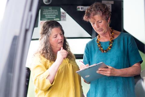 Sue and Jacky Burnell from Wisteria Tours